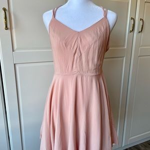 Urban Outfitters UO nude pink dress with straps